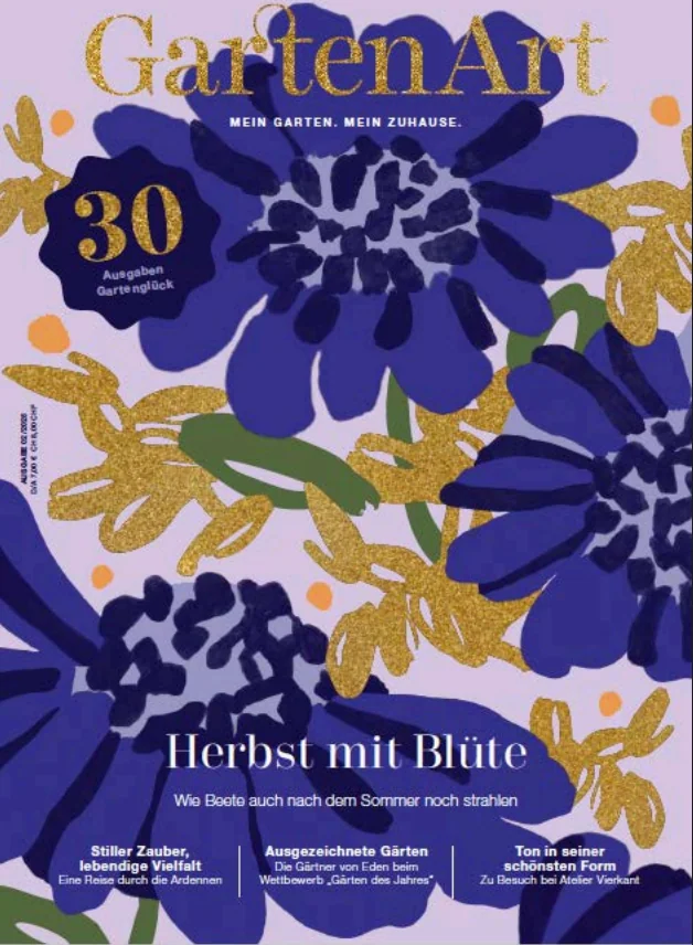 Blühende Blumen in Blau und Gelb – Beitragsbild aus den GartenNews von OCHSENFARTH Gärtner von Eden
